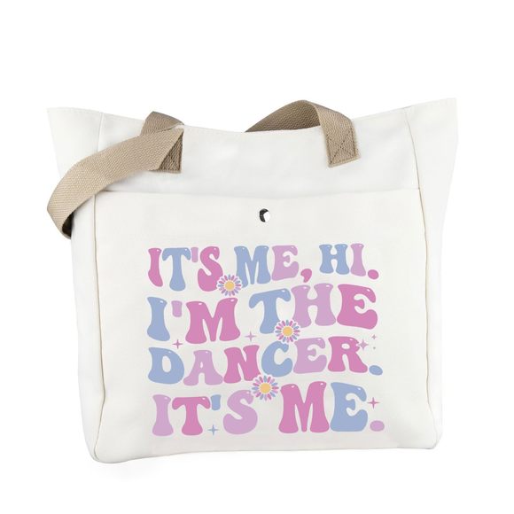 Dancer Gifts Girls Dancing Gift It'S Me Hi I'M The Dancer It'S Me Tote B) - Picture 1 of 7